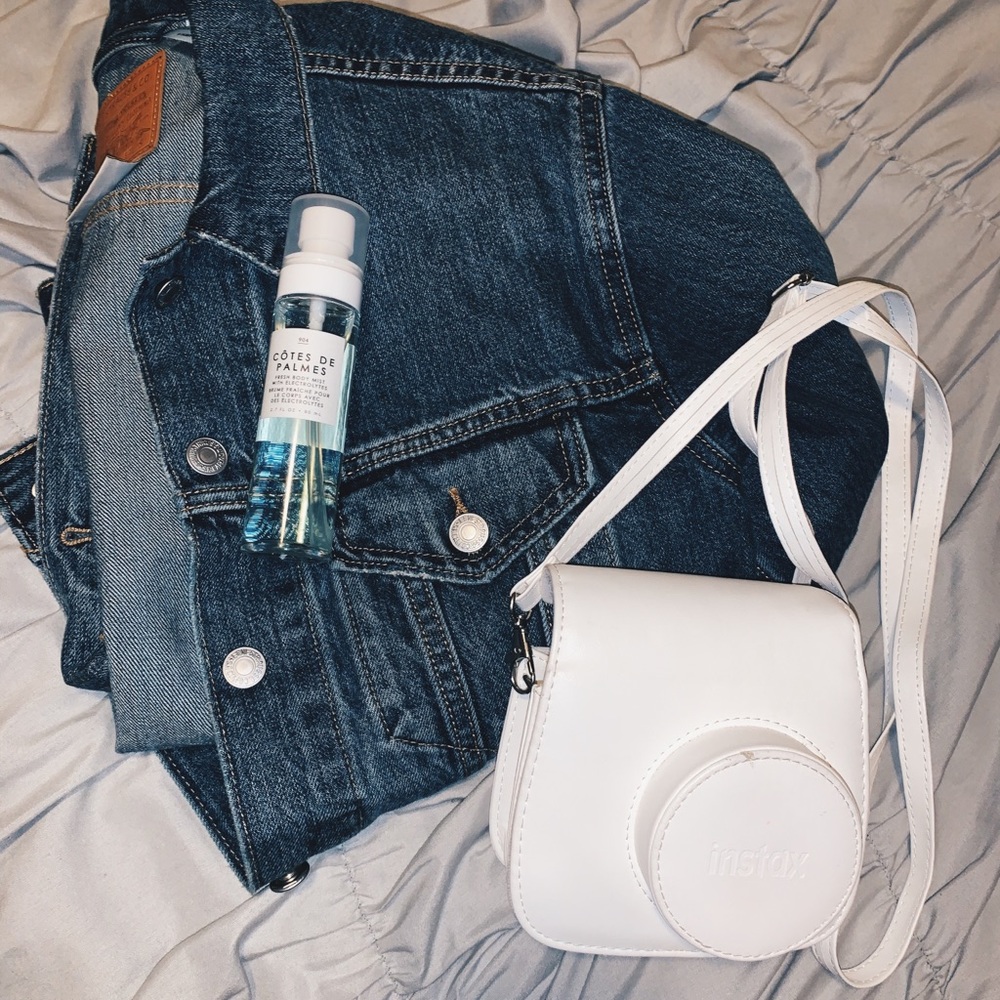 ☆ insta x mini white camera bag ☆